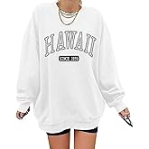 ORANDESIGNE Oversized Graphic Sweatshirt for Women Long Sleeve Crewneck Pullover Casual Fall Hoodie Tops 2026