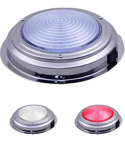 Feu LED Bleu Marine Ultra Lumineux Pactrade - Pour Bateau, étanche, Support De Surface