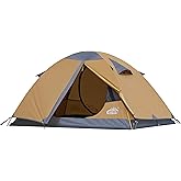 2 Person Backpacking Tent, Waterproof Windproof Two Person Tent, Lightweight Easy Setup 2 Man Tent for Camping Hiking Cycling
