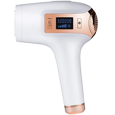 TUMAKOU Facial &amp; Body Permanent IPL Hair Removal Device For Women &amp; Men, ICE Cool Hair Removal System, Upgrade Ice Compress, 500,000 Flashes Hair Remover With Cooling Care