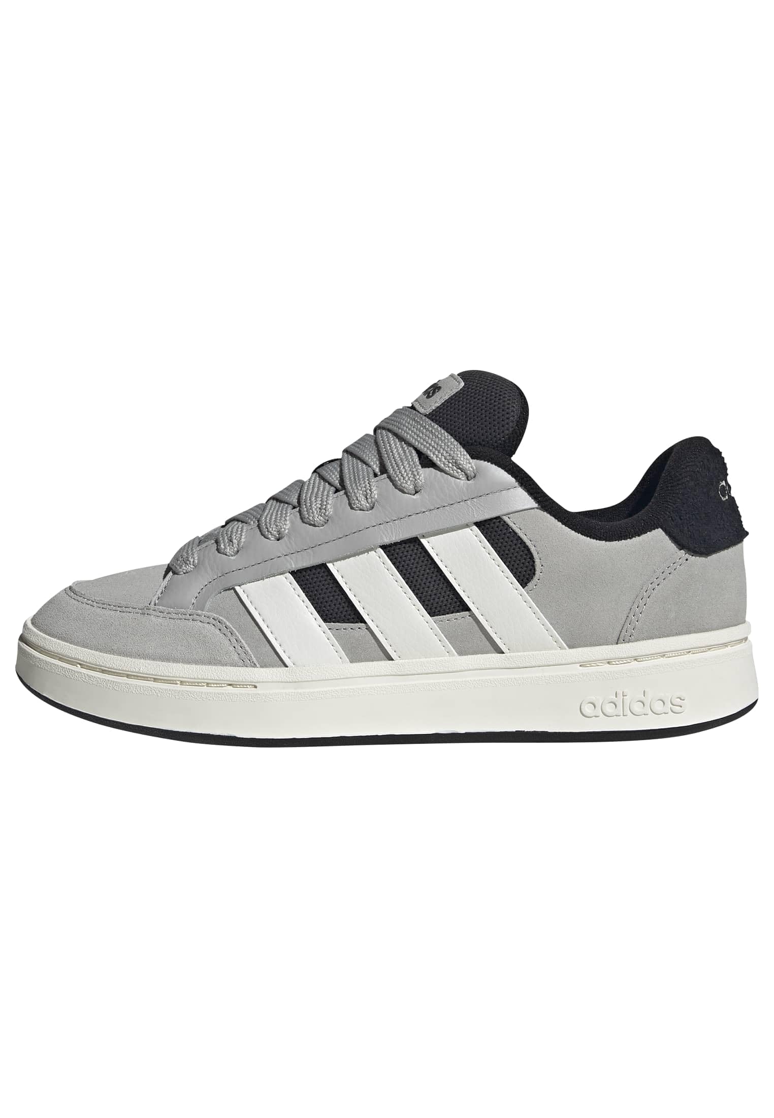 Adidas Men's Grand Court Alpha, Grey/White/Black, 12 Image