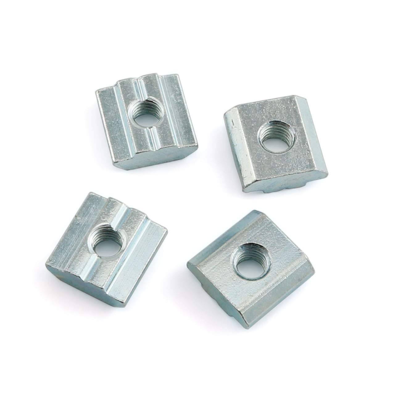 PZRT 8PCS 40 Series 4040 Series M8 Sliding Nut T-Slot Nut for Aluminum Extrusion Profile 4040 Series 5050 Series Slot Groove 8mm
