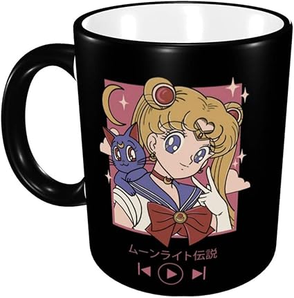 Amazon Co Jp 美少女戦士セーラームーン 月野うさぎ 電子レンジ対応 330cc マグカップ 陶器 耐高温 軽量 おもしろい おしゃれ かわいい キャラクター 男女兼用 子ども ホーム キッチン