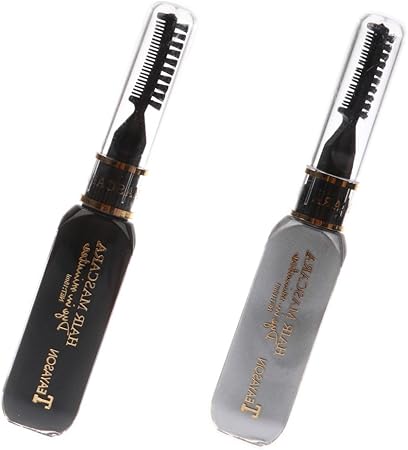 Amazon Cuticate 使い捨てヘアカラーマスカラヘアダイチョークティントハイライトヘアマスカラ ブラックグレー Cuticate おしゃれ染め 通販