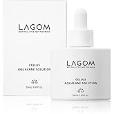 LAGOM Cellus Aqualane Solution | Korean Serum for Face, Vegetable Squalane, Skincare for Glass Skin, Deep Moisturization, Barrier Strengthening 1.69 Fl Oz