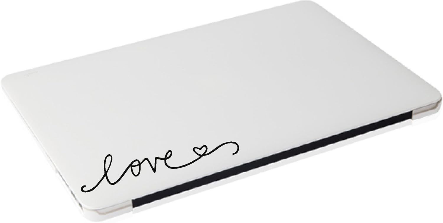 Laptop Sticker 3 Love Decal Matte Black Skins Stickers