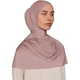 VOILE CHIC Instant Hijab Scarf for Women - 2-Piece Amira Slip-On Premium Jersey Hijab Scarf Wrap