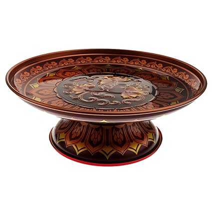 Amazon Com Baoblaze Buddhist Supplies Alloy 8inch Fruit Food Tray