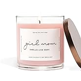 ThreeKin Scented Candles for Girl Mom, Natural Soy Wax Candles for Home, Relaxing Aromatherapy for Moms, Lavender Essential Oils with a Hint of Sass, Long Lasting Candle Burns for 75 Hours