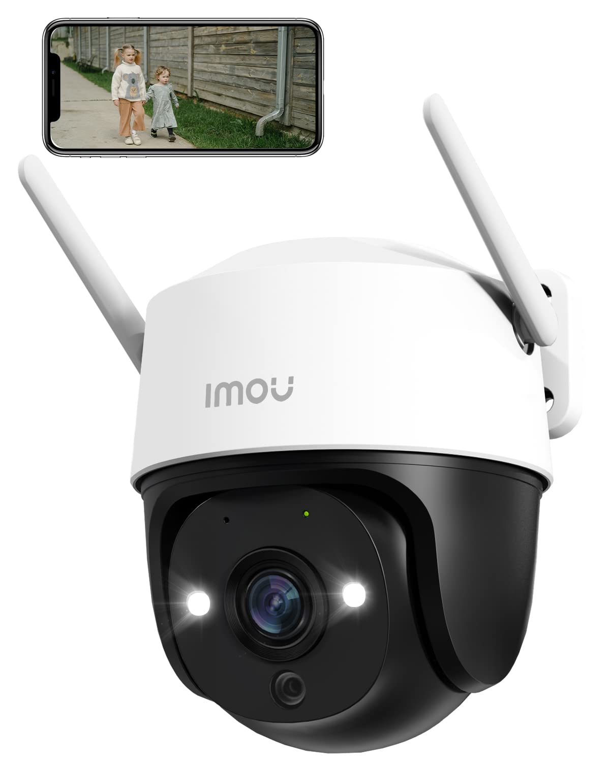 Imou 2K Outdoor Security Camera with AI Human/Vehicle Detecion, 360° PTZ WiFi Outdoor Camera Home IP CCTV with 30m Color Night Vision, Auto Motion Tracking, 2-way Audio, IP66, Siren Spotlight — image 1