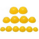 Healthcom 12 Pcs Silicone Massage Cupping Set Vacuum Cupping Cans Acupuncture Cupping Therapy Set Professional Body Massage Suction Cup Cupping Therapy Pain Relief Muscle Health Relaxation
