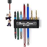 Rack-A-Tiers Finishing Bit Kit - 7 pcs Driver Bit Set, Electrician's Double Ended Driver bits, Tapping Bits, (Finishing Kit) 