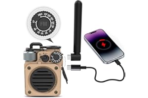 Muzen Upgraded Wild Mini 3.0 Outdoor Portable Wireless Bluetooth Speaker with FM Radio, Phone Charger/15H Playtime/IPX5 Water