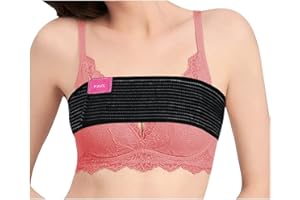 KAVIL Breast Band Post Augmentation Breast Implant Stabilizer Band Compression Chest Support Wrap Breast Binder Strap After Surgery Reduction Recovery Supplies for Women Surgical Chest Bandage Bra Band
