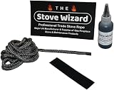 The Stove Wizard Black Stove Rope Kit 10mm x 2.5m with 50ml Adhesive view 7