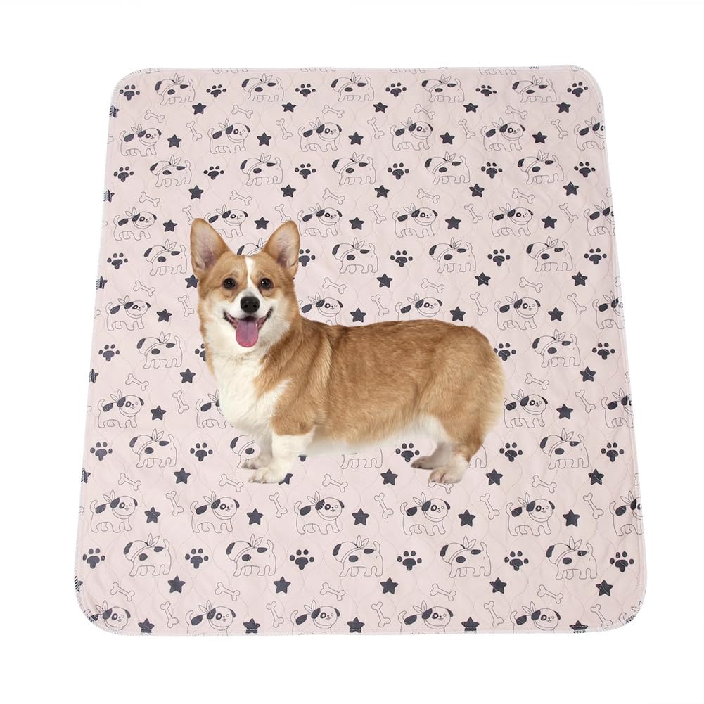 Reusable Dog and Cat Pee Pads - Washable Waterproof Absorbent Training Pads for Puppies, Bed Carpet Mat, 3 Sizes Including 80x90cm