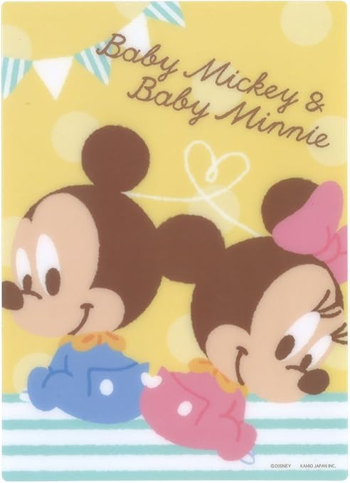 Amazon Co Jp ベビーミッキー ベビーミニー 下敷き おすわり ディズニー ホビー