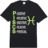 Pisces Zodiac Sign Star Astrology Birthday Horoscope Comfort Colors Adult Heavyweight T-Shirt