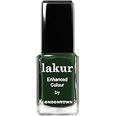 LONDONTOWN lakur Nail Polish - Chip-Resistant, Non-Toxic, Conditions & Hydrates Nails | Glossy Deep Jade, Vibe, .40 fl oz