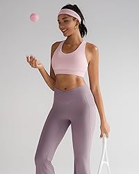 RUNNING GIRL Sports Bra for Women, Criss-Cross Back