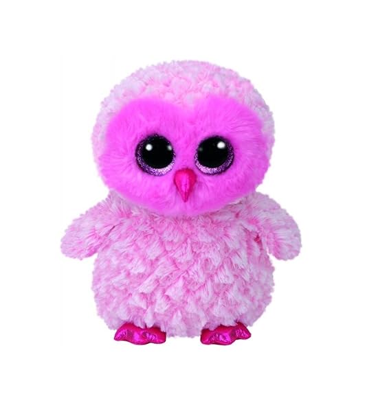 Ty 37158" Twiggy Pink Owl Toy Amazon.co.uk Toys & Games