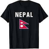 Nepal T-shirt Nepalese Flag Nepali For Men Women Youth Kids T-Shirt