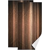 AIYOOLER Hand Towels for Bathroom Set of 2 Brown Earth Orange Copper and Pale Peach Abstract Cool Glass and Vintage Stripe Design Soft Absorbent Small Bath Towels Decorative Towel for Gym,Spa 28x14in