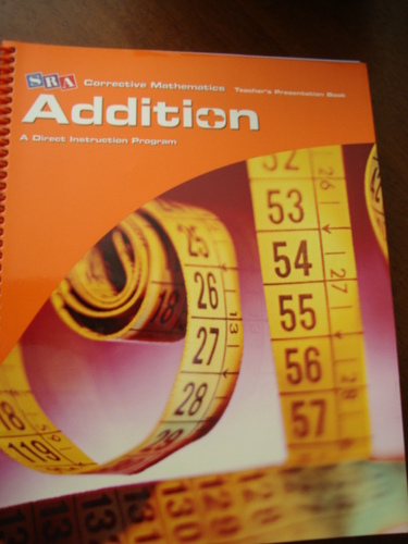 Corrective Mathematics Addition- a Direct Instruction Program by
