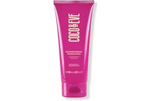 Coco & Eve Sun-kissed Gradual Tanning Lotion - Natural Sunless Moisturizing Tanner with 72H Hydration & Streak-Free, Buildabl