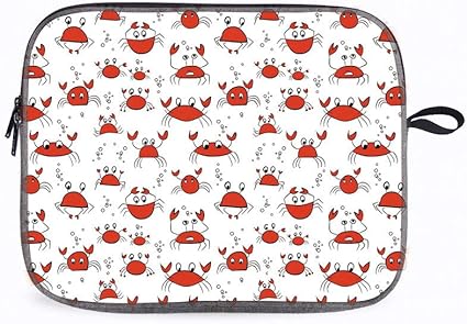 Amazon シンプルな描画スタイルで面白い漫画のカニ動物の似顔絵ハッピーかわいいデザイン パソコン ケース Pc収納カバン インナーバッグ 保育園 スリーブケースpc ラミネート かわいい おしゃれ 14インチ Misimatrer Pcバッグ ケース スリーブ 通販