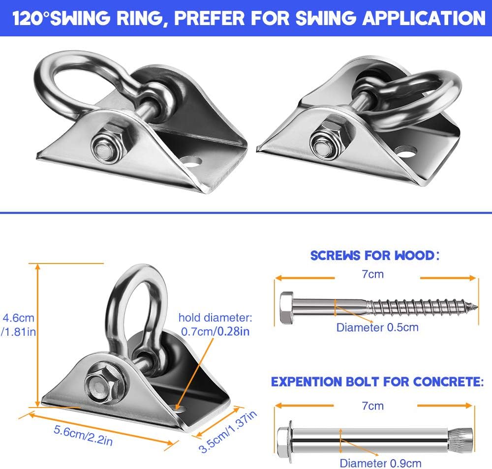 Awroutdoor Heavy Duty Swing Hangers Hooks - Image 5