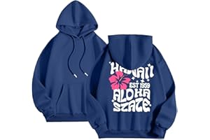 Itsame Pink Palm Puff Hoodies For Teen Girls 2024 Cute Graphic Preppy Sweatshirt Long Sleeve Drawstring Hooded Pullover Tops