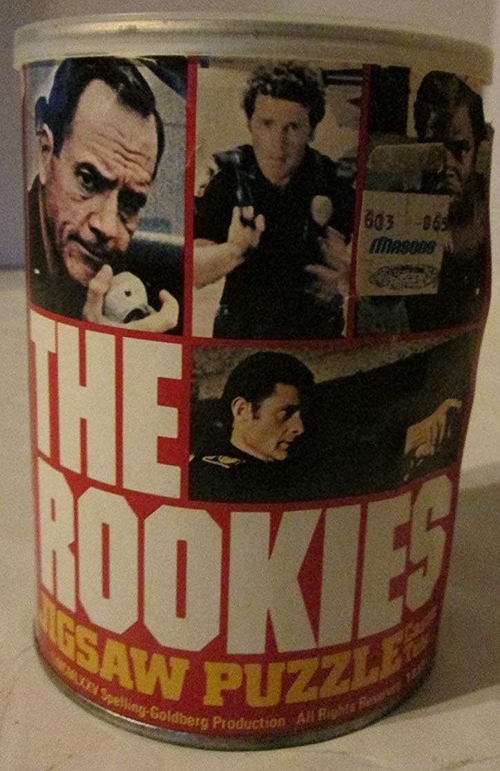 The Rookies {TV Series} 200 Piece Jigsaw Puzzle (1975) "Gang Showdown" Red Cannister Edition