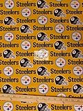 NFL PRINT COTTON FABRIC - Pittsburgh Steelers - 45