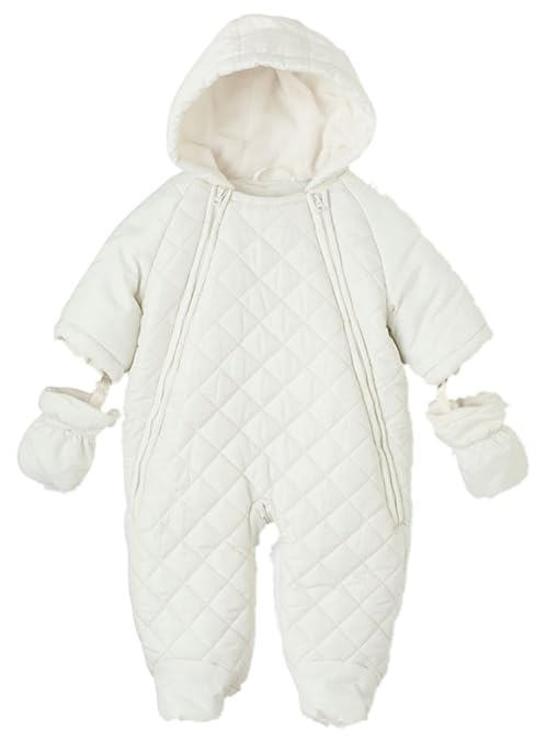 baby quilted snowsuit