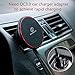sharllen Qi Wireless Car Charger, Magnetic Car Wireless Charger Mount Vent Holder For iPhone X 8 8plus Samsung Galaxy Note 8 S8 S8plus S7 S7 Edge 5 S6 Edge Plus & Qi Enabled Devices