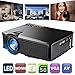 1500 Lumens Video Projector 1080P HD, Weton LCD Mini Movie Projector Portable Multimedia Home Theater Projector for iphone/Andriod Smartphones Support HDMI AV VGA USB SD for Home Cinema TV Laptop