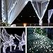Solar String Lights, 100 LED Solar Fairy Lights 33 feet 8 Modes Copper Wire Lights Waterproof Outdoor String Lights for Garden Patio Gate Yard Party Wedding Indoor Bedroom Cool White - LiyanQ