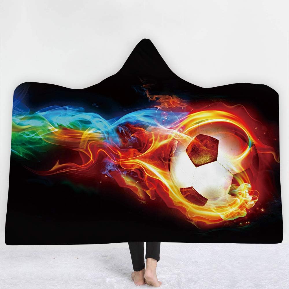 softball hooded blanket