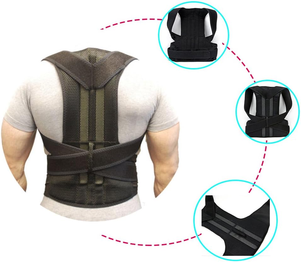 Back Brace Working Support Lumbar Belt Adjustable Straps