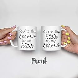 King34Webb Gossip Girl Tugs Tv Best Friends - Juego de tazas personalizables para chica de chismes Hu05Mg Hh0