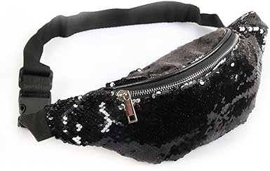 sequins fanny pack