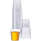 Setup [1 oz. - 100 Count] Hard Clear Shot Glasses - Disposable Shot Cups for Parties and Events (Formerly Comfy Package)