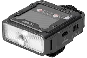 VILTROX Spark Z3 TTL On-Camera Flash,GN16 Mini Flash with 26Ws Output,7-Level Adjustment,1s Recycle,650 Full-Power Flashes (Z