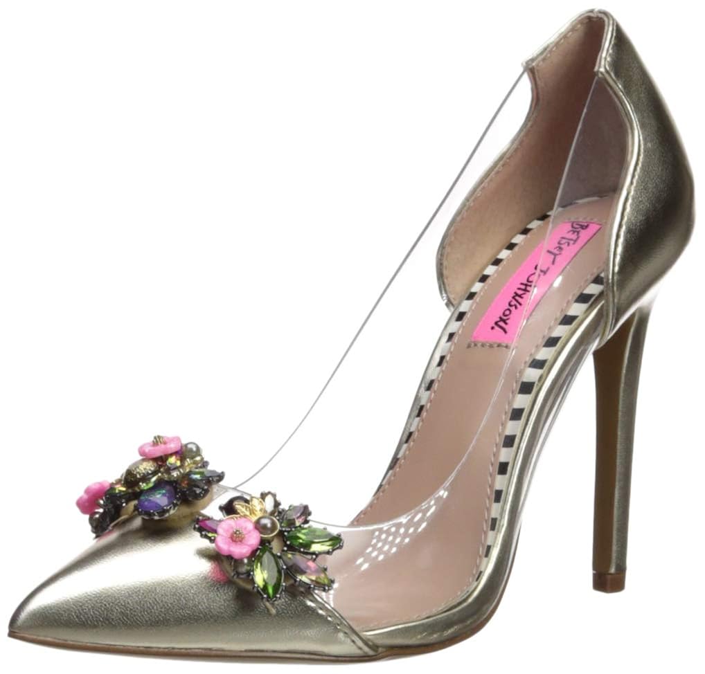 betsey johnson flower heels