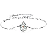 Zunxinsan Mustard Seed Bracelet 925 Sterling Silver Mustard Seed Jewelry Christian Jewelry Gifts for Women