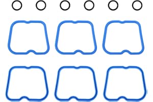 VASTAUTO 5.9 Cummins Valve Cover Gasket Seal Set (6pcs) Fit for 1989-1998 Ram 2500 3500 D250 D350 W250 W350 Cummins 12V 6B 6BT 5.9L Replaces# 3902666 VS50396R1
