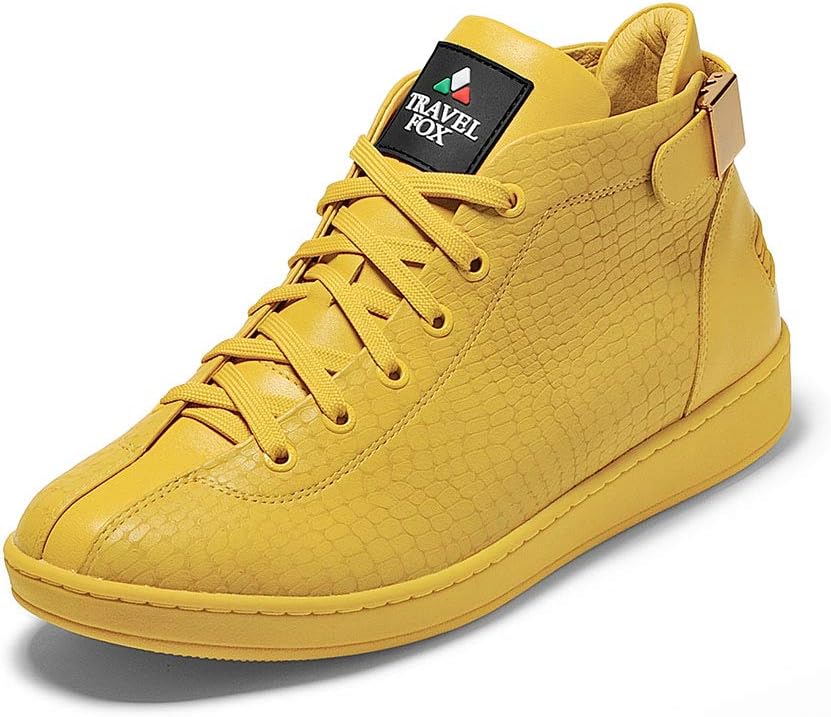 Men's Malibu Nappa Leather Round Toe Lace-Up High-Tops