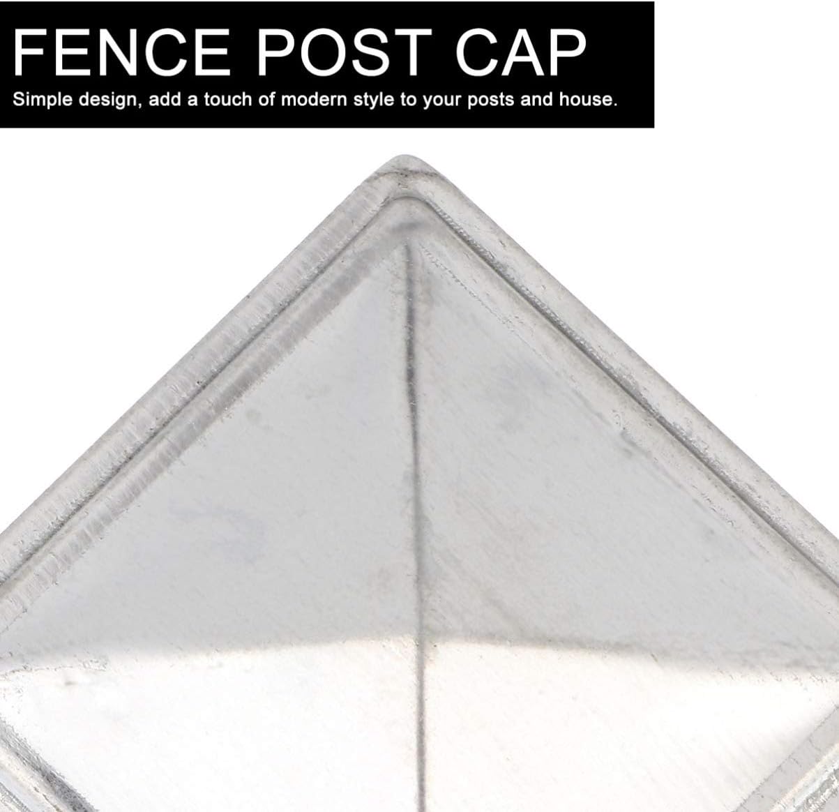 Cubiertas y vallas Cabilock 10 Piezas de Vinilo Tapa para Poste de