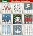 Sunlit Red Holiday Star Ornaments and Snowflake Christmas Ball Christmas Shower Curtain Fabric Decorations Festive Window Curtain Home Decor Tapestry